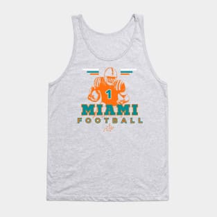 Miami Football Vintage Style Tank Top